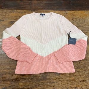 SWTR Chevron Crew Neck Cashmere Medium New